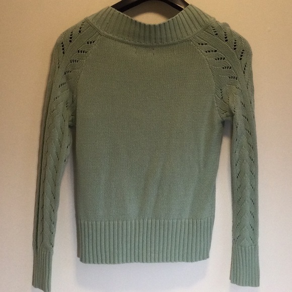 Sonoma green/blue v-neck sweater with matching sweater tank underneath - Picture 2 of 5